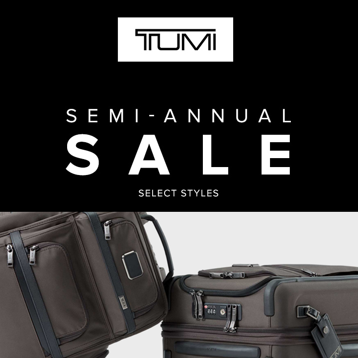 Tumi semi 2025 annual sale dates