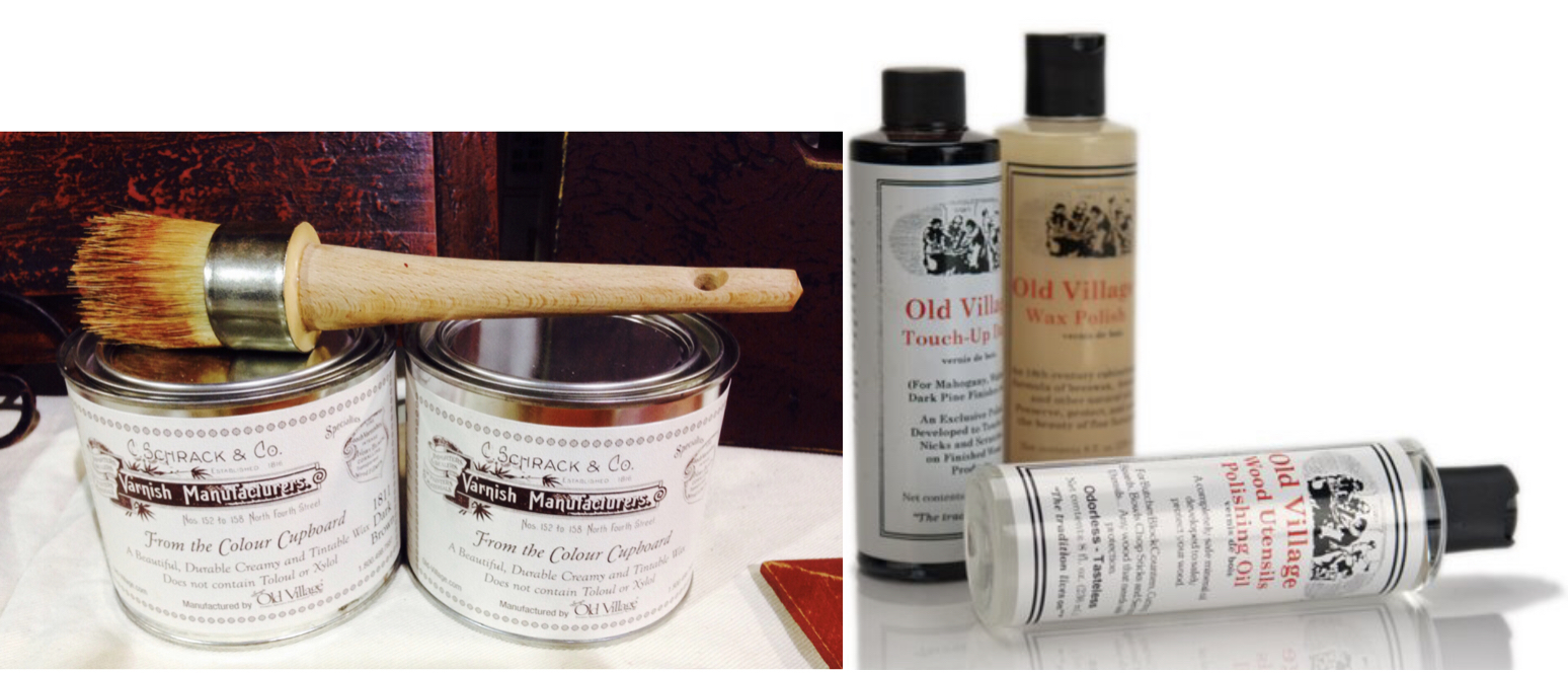 Old Village &amp; Schracks Wax Products