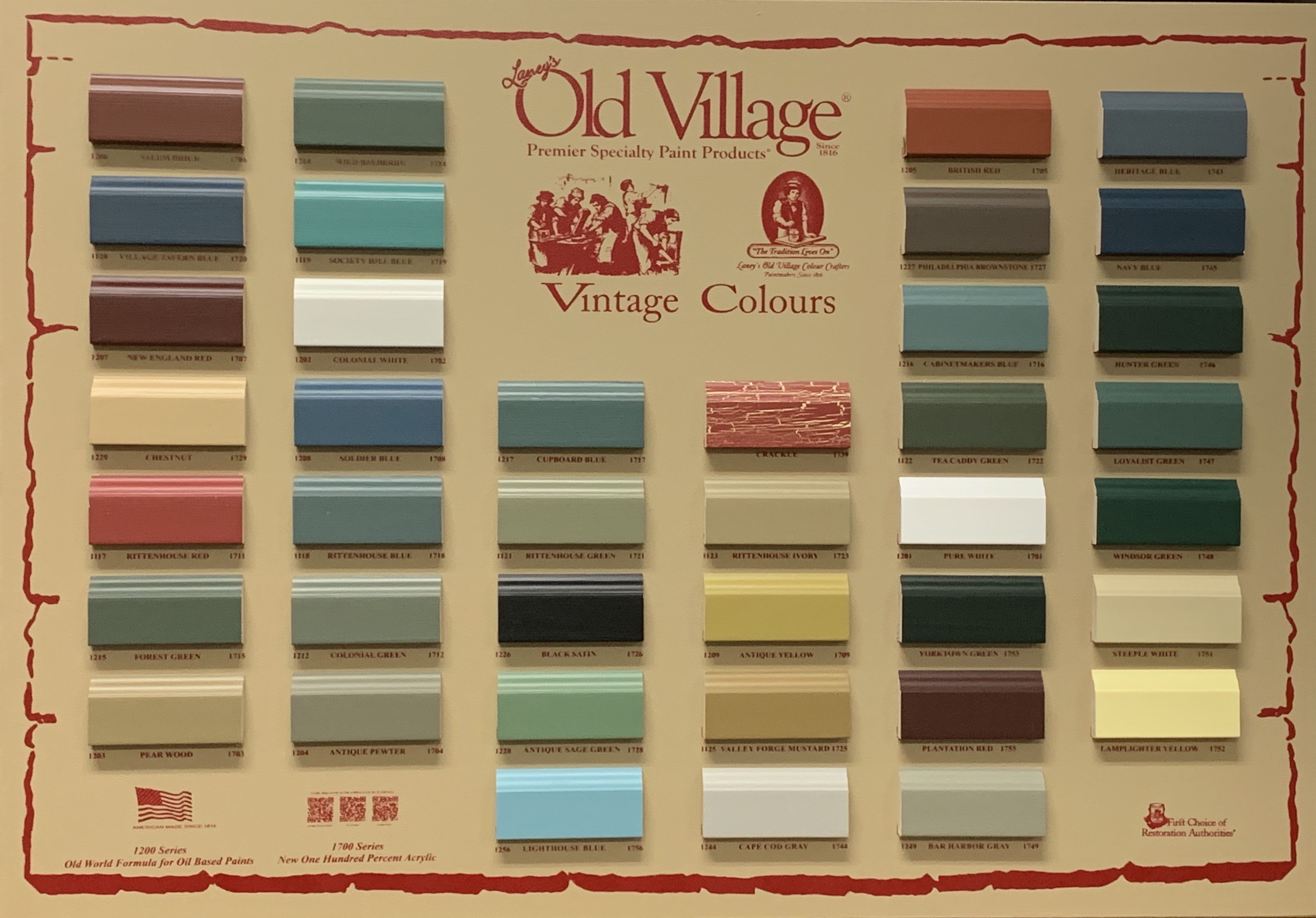 Old Village Acrylic Waterbase Paint&nbsp;