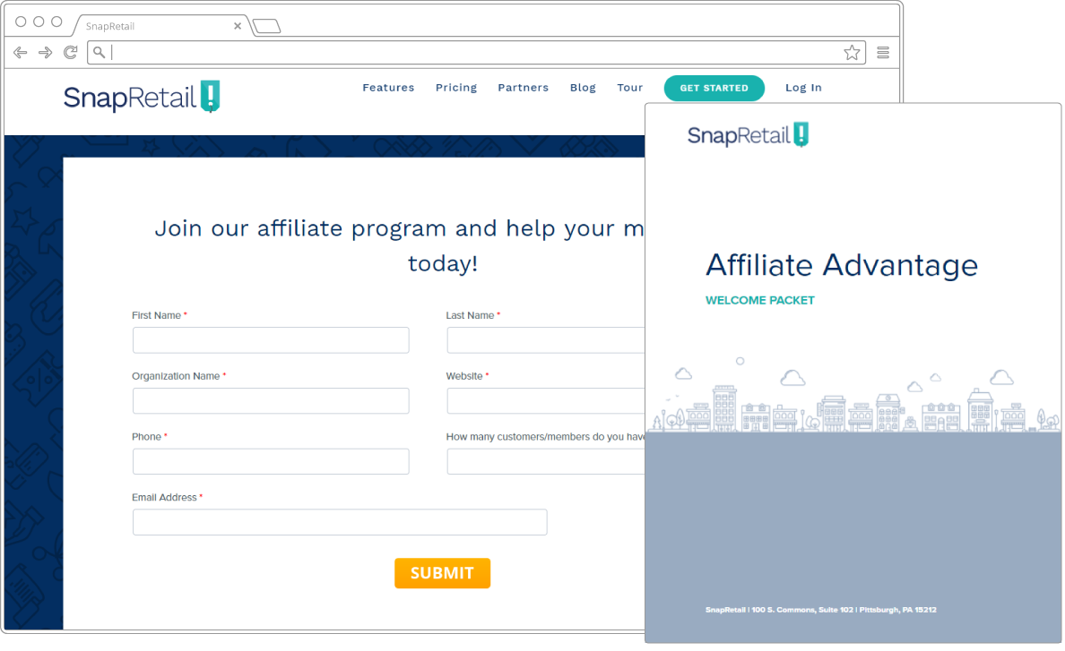 Become a SnapRetail affiliate and help your small businesses grow