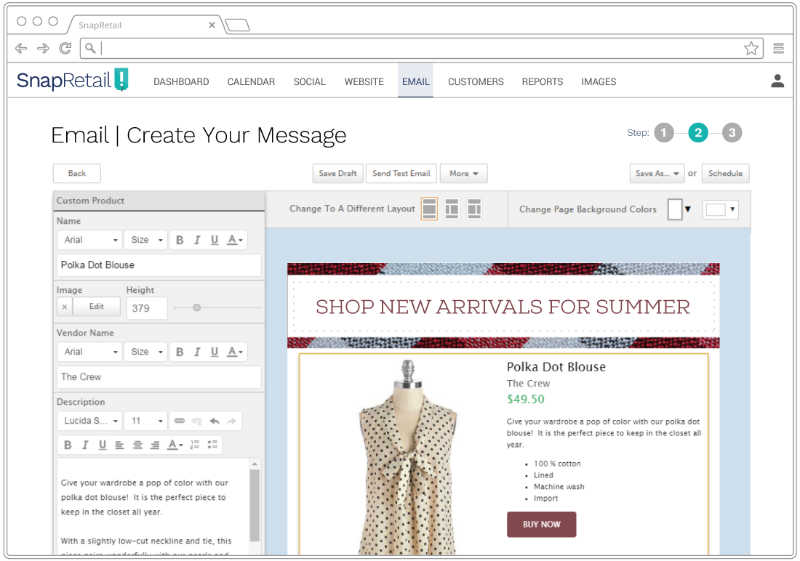 Target your customers by sending marketing emails based on buying behavior with SnapRetail and Shopify