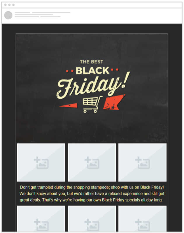 Black Friday email templates for your small business