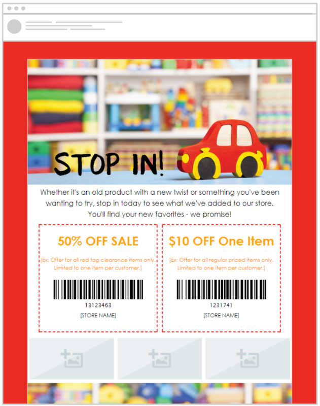 Toy retail email templates for this holiday season