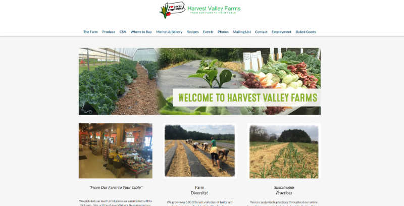 Harvest Valley Farms Homepage