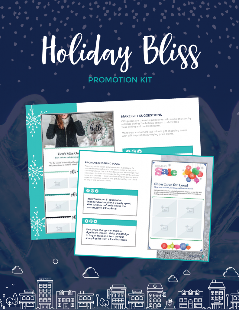 2017LOOKBOOK_Landing Page Small Business Saturday Guide for 2017 designed for small businesses and retailers to grow their sales this holiday season