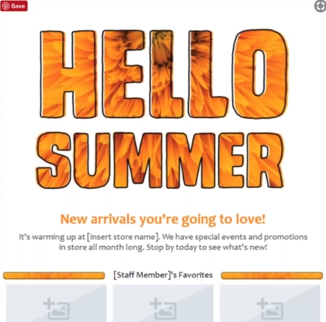 summer email templates and newsletters