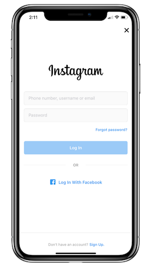 Instagram Profile Set Up 1 - Create an Account